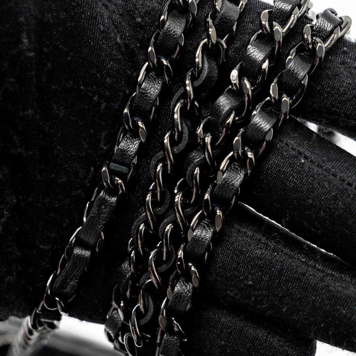 Chanel Trendy CC Wallet On Chain Lambskin Black With Black Hardware (Microchip)