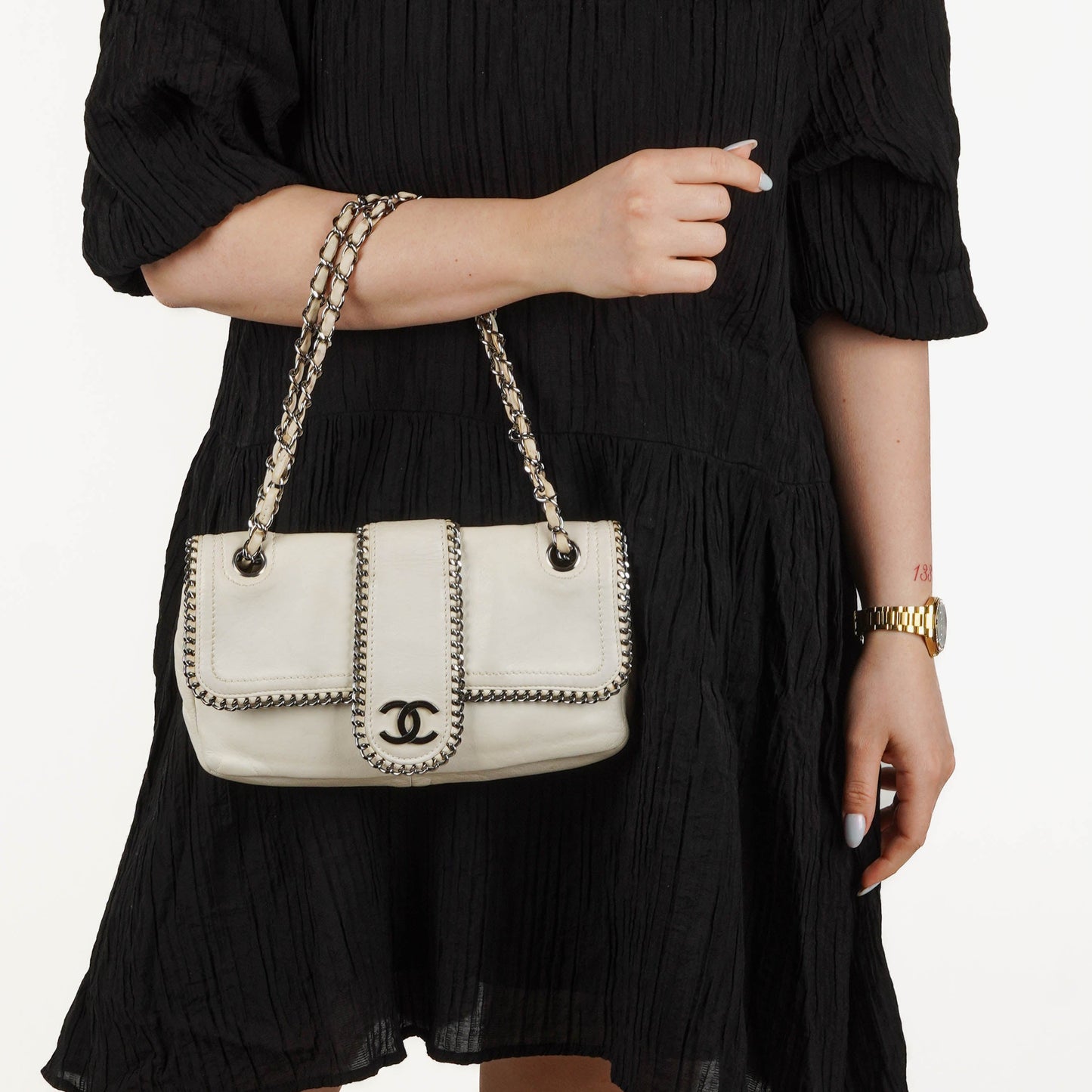 Chanel Madison Lambskin Leather Flap Bag