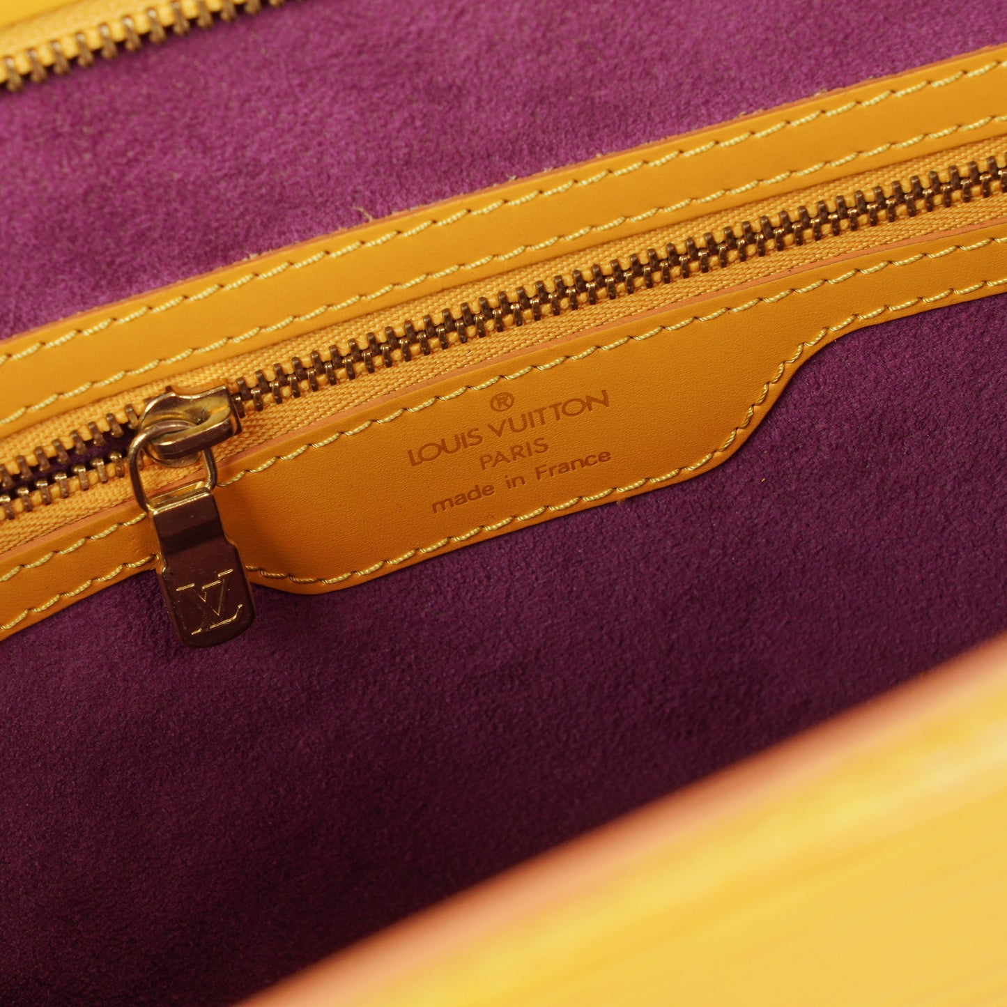 Louis Vuitton Saint Jacques GM Yellow EPI Castillan