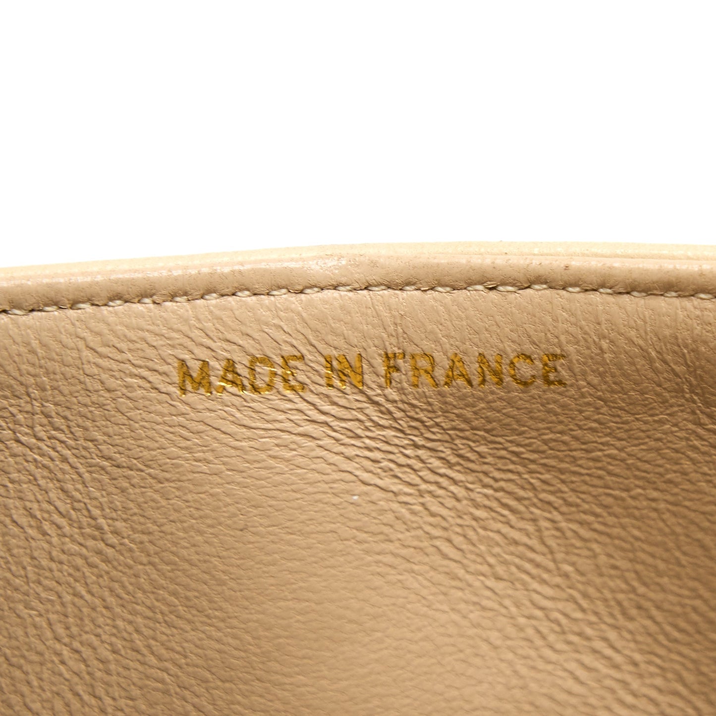 Chanel  Small Classic Double Flap Bag Lambskin Beige