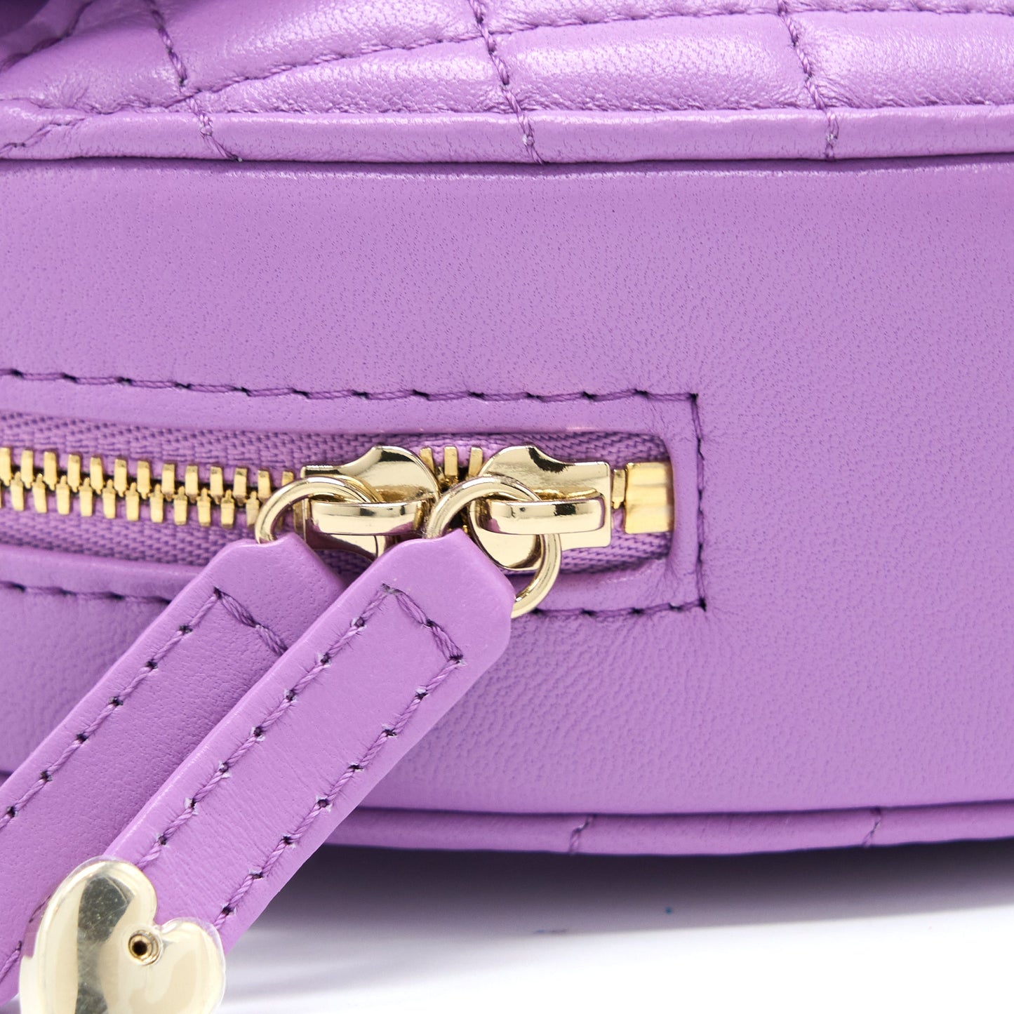 Chanel 22s Heart Bag Lambskin Purple L (Microchip)