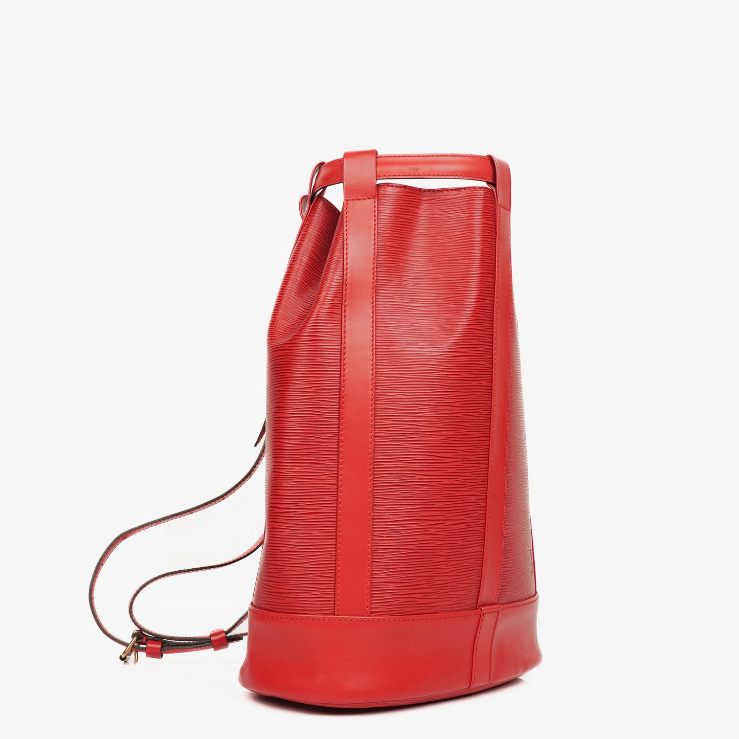 Louis Vuitton Randonnee PM Red EPI Leather Backpack