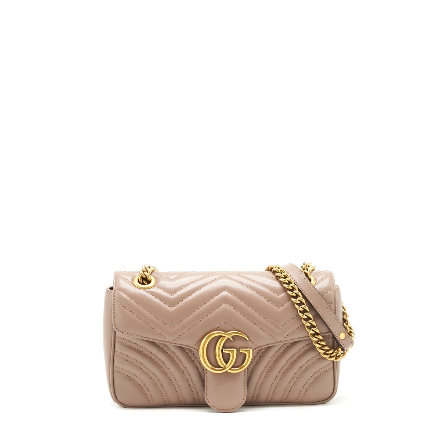 Gucci Marmont Small Dusty Pink matelass? shoulder bag