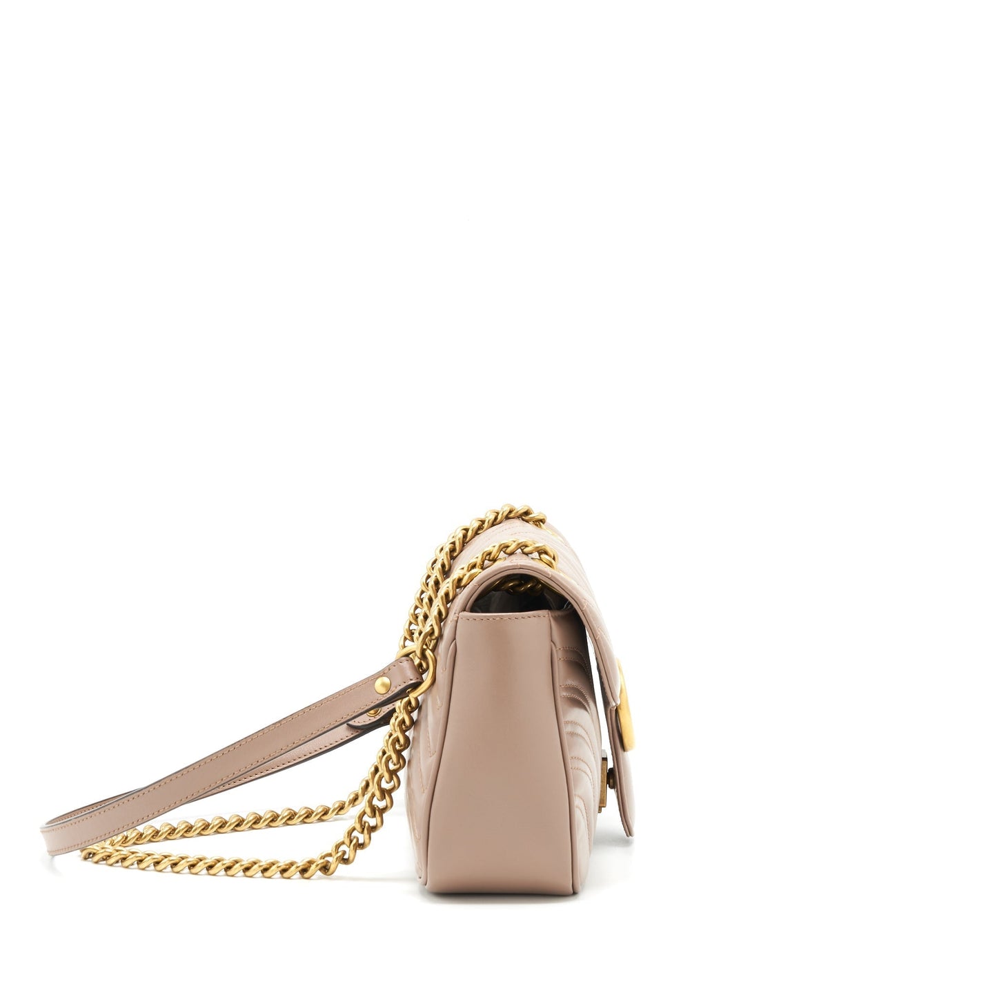 Gucci Marmont Small Dusty Pink matelass? shoulder bag