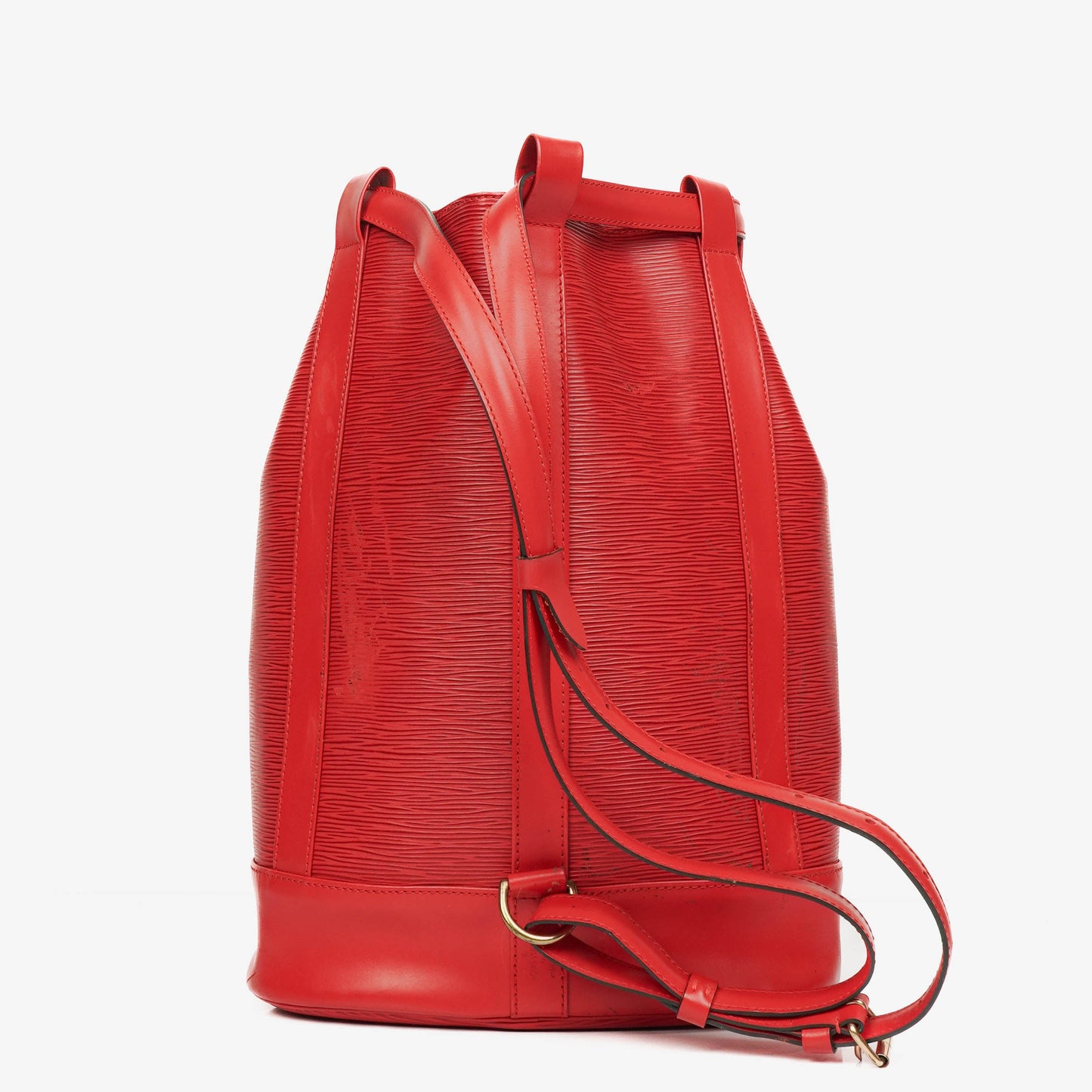Louis Vuitton Randonnee PM Red EPI Leather Backpack