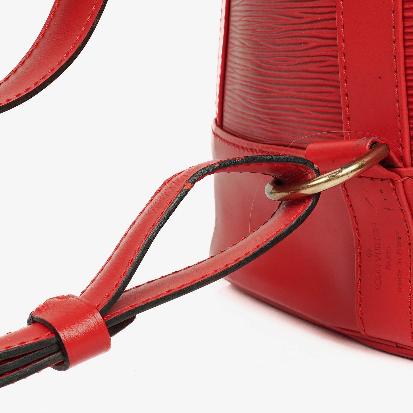 Louis Vuitton Randonnee PM Red EPI Leather Backpack