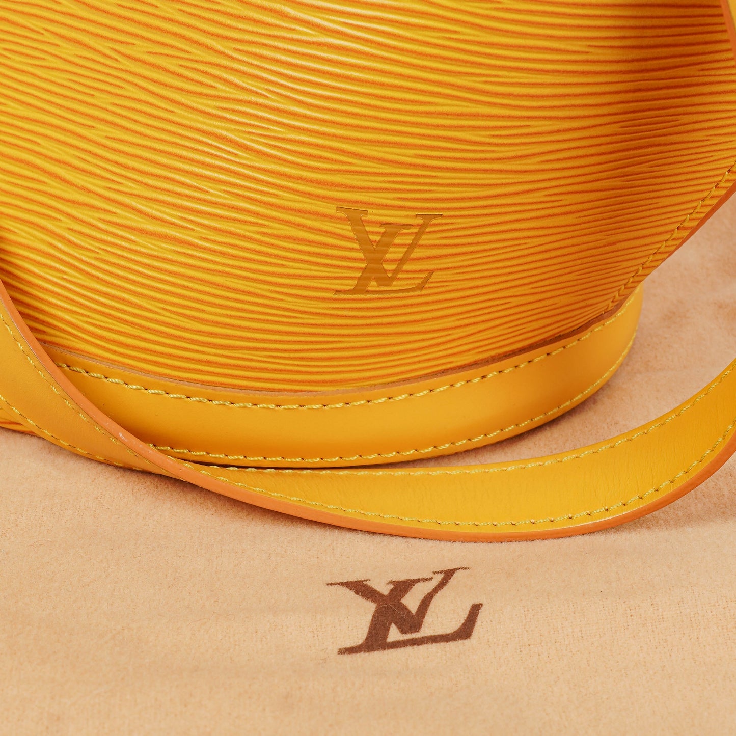 Louis Vuitton Saint Jacques GM Yellow EPI Castillan