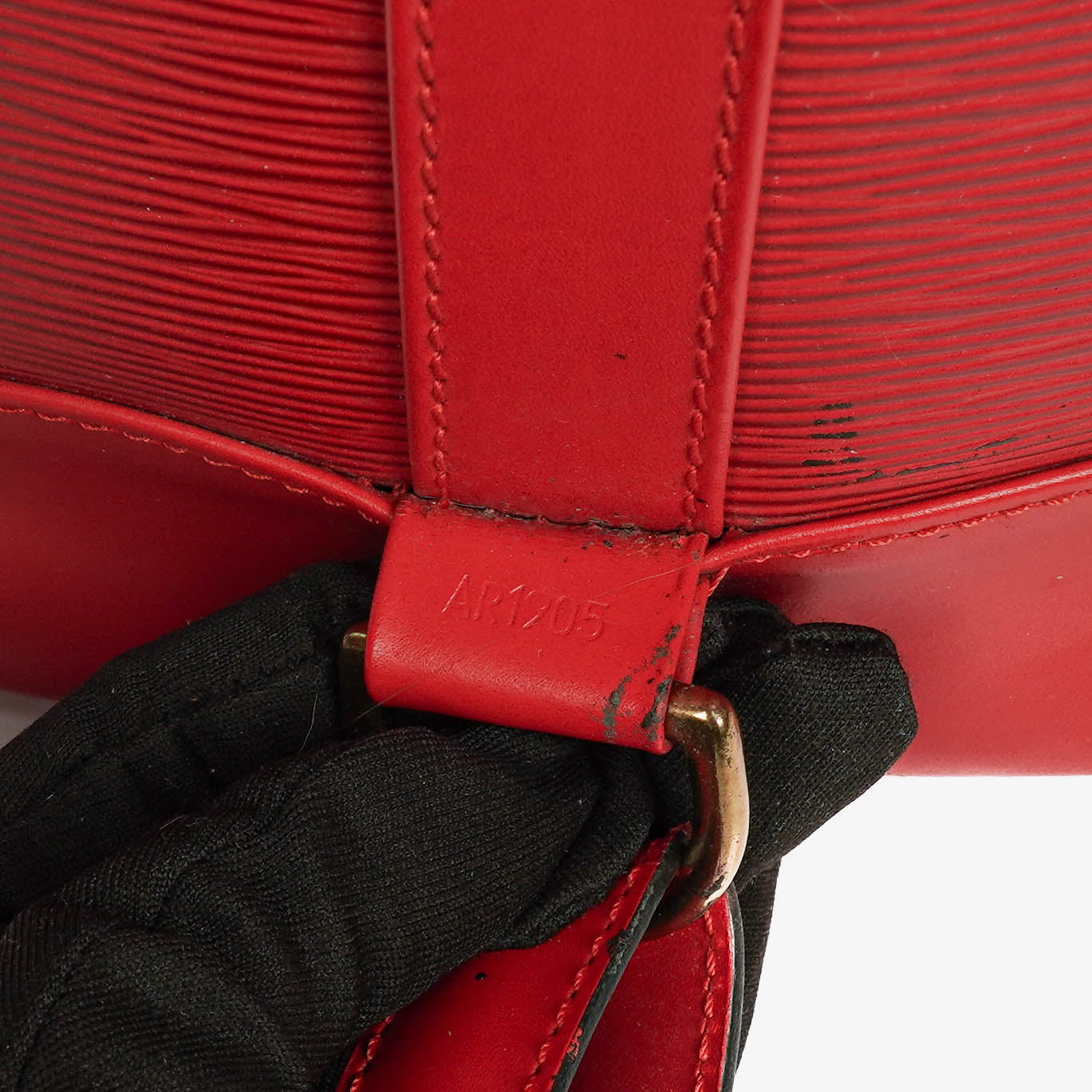 Louis Vuitton Randonnee PM Red EPI Leather Backpack