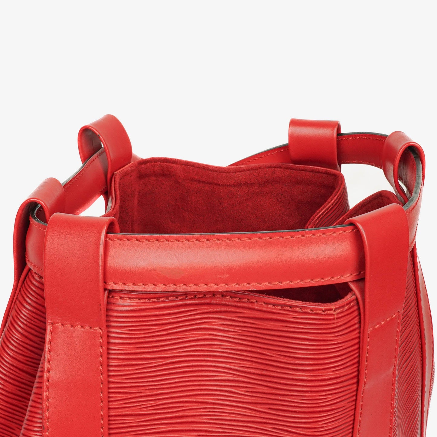 Louis Vuitton Randonnee PM Red EPI Leather Backpack