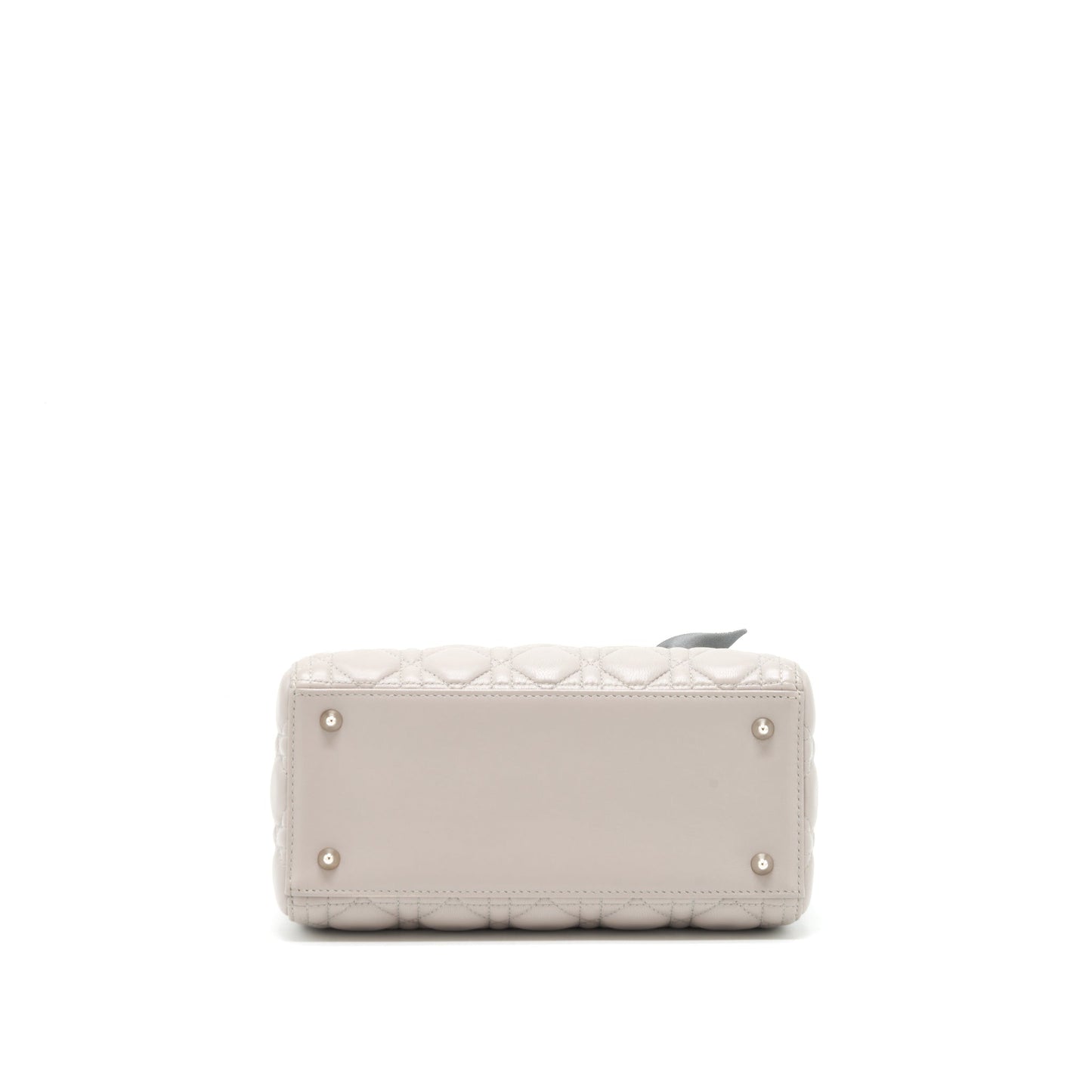 Dior Lady Dior Medium Lambskin Grey With An Extra Twilly