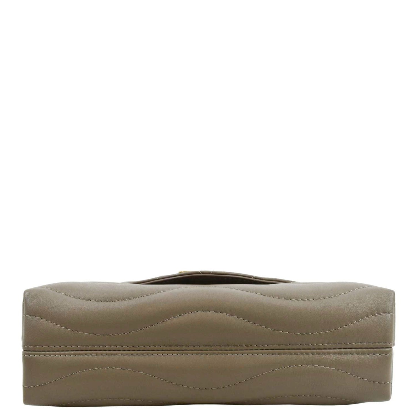 LOUIS VUITTON New Wave Chain MM Calfskin Leather Shoulder Bag Taupe
