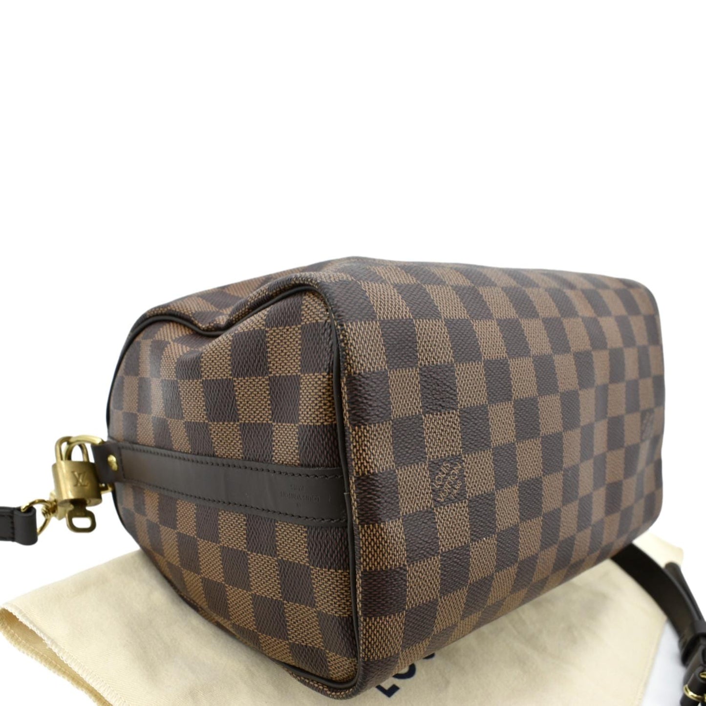 LOUIS VUITTON  25 Bandouliere Damier Ebene Shoulder Bag Brown