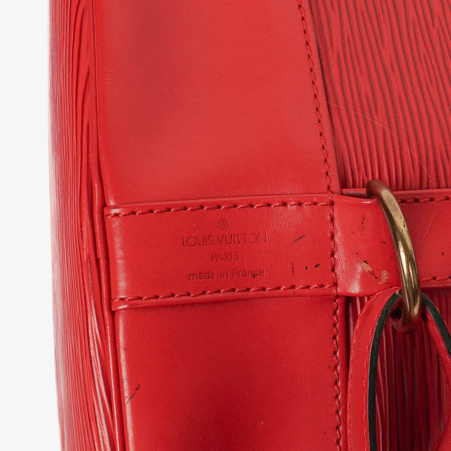 Louis Vuitton Randonnee PM Red EPI Leather Backpack