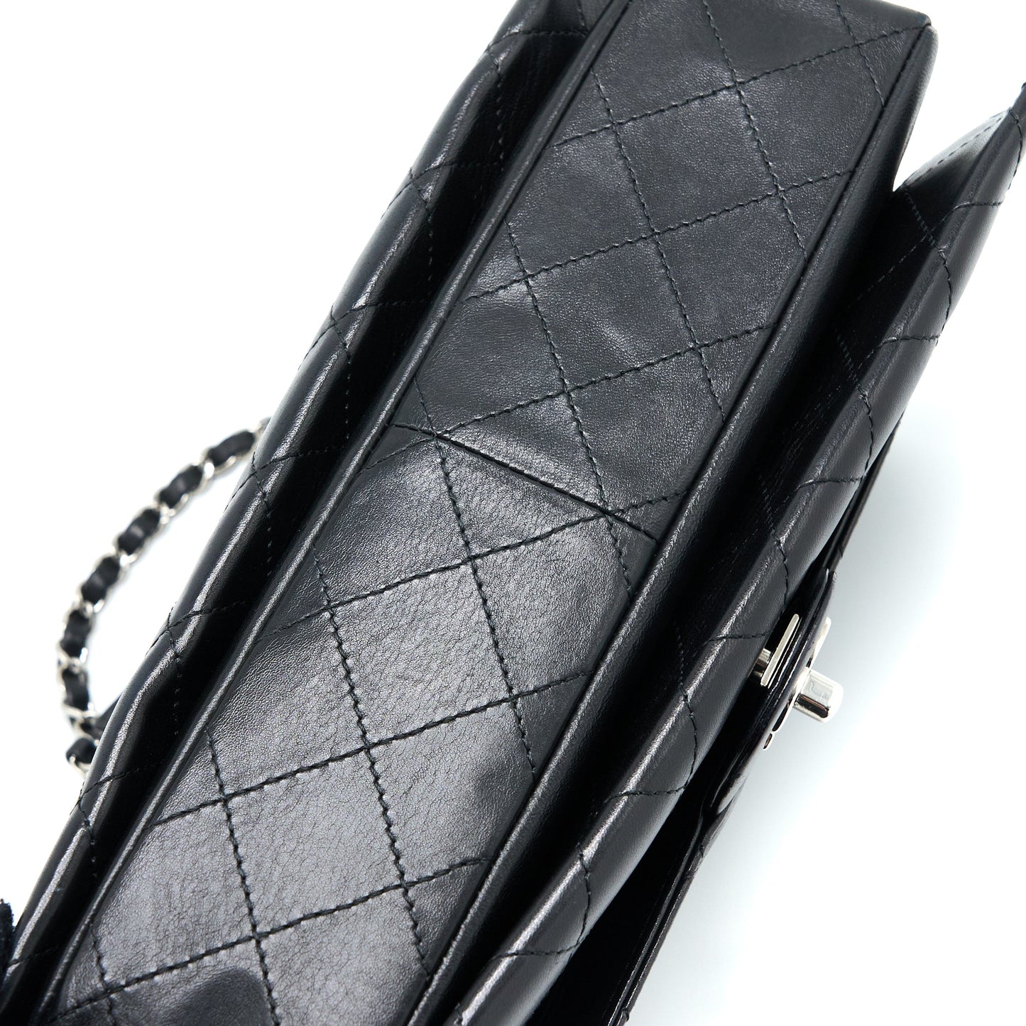 Chanel Quilted Flap Bag Lambskin Black