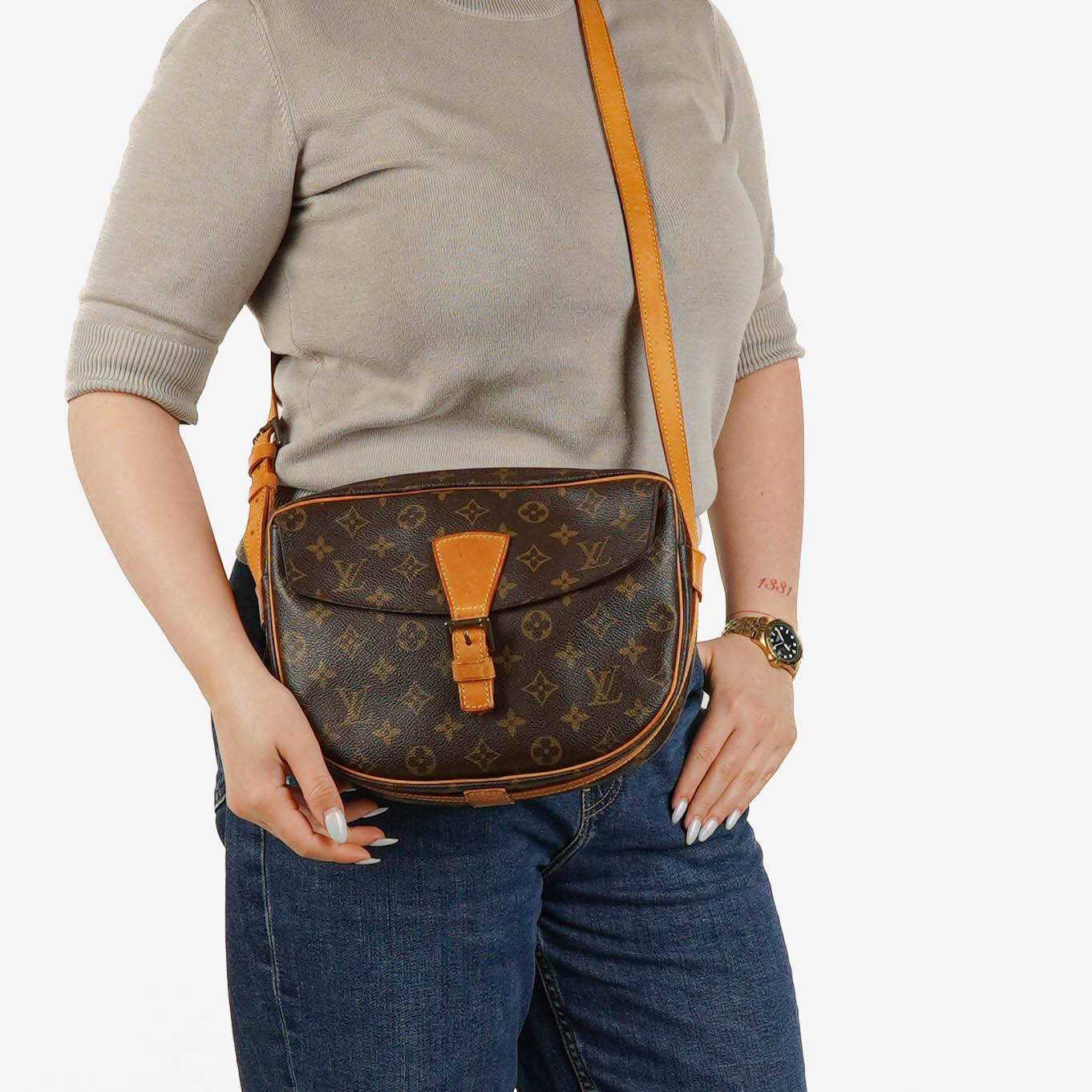 Louis Vuitton Jeune Fille MM Monogram Canvas Crossbody Bag