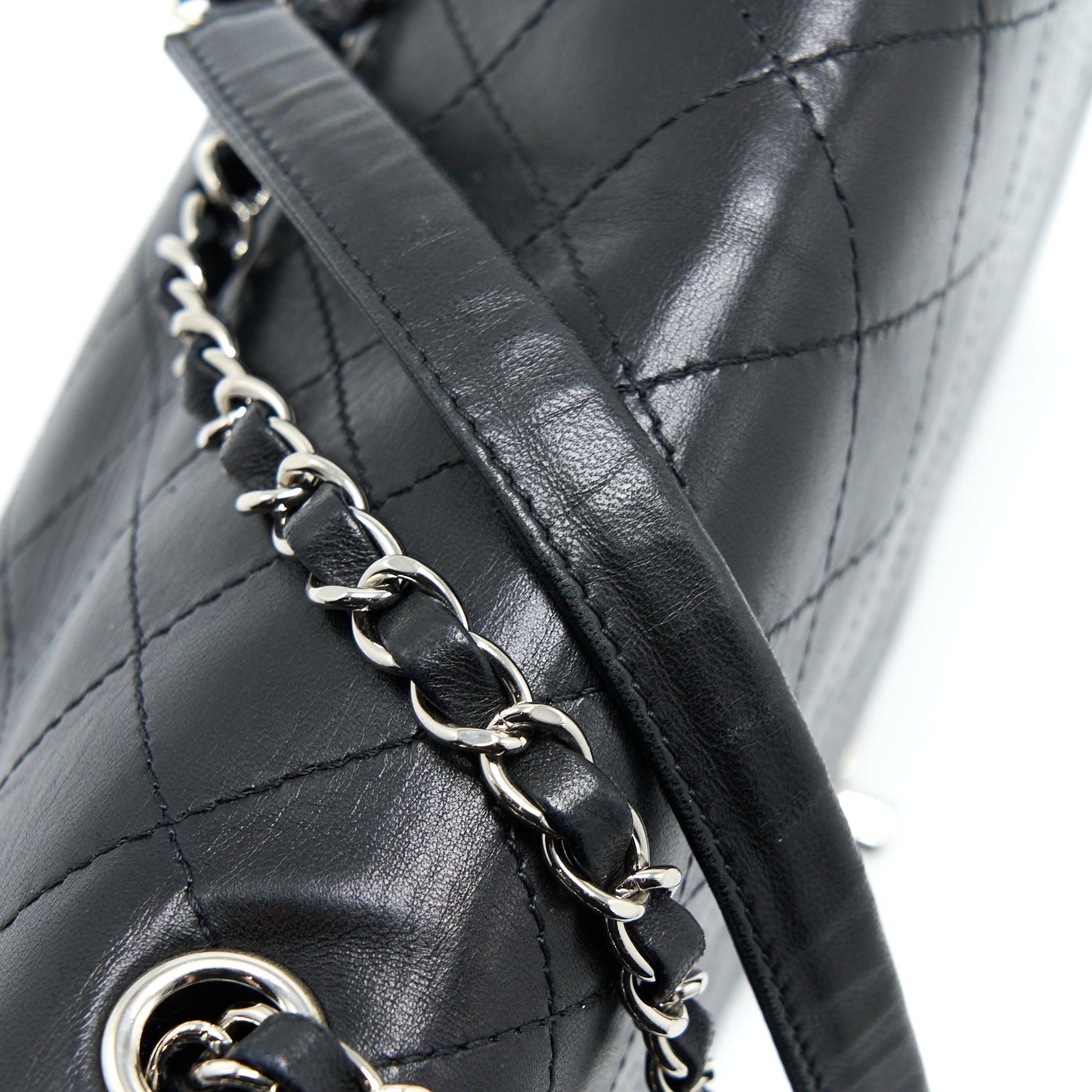 Chanel Quilted Flap Bag Lambskin Black