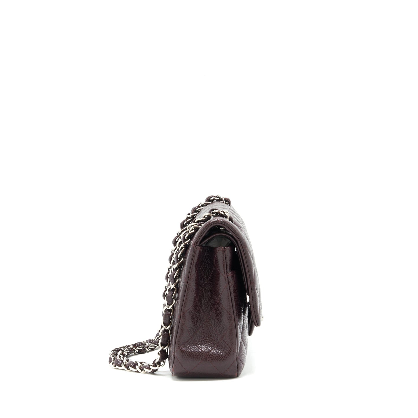Chanel Medium Classic double Flap bag Caviar Burgundy