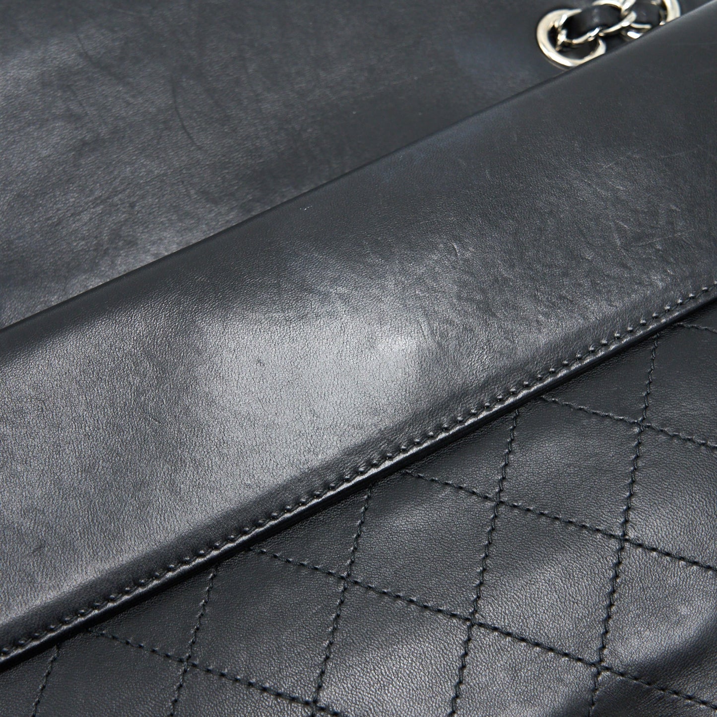Chanel Quilted Flap Bag Lambskin Black