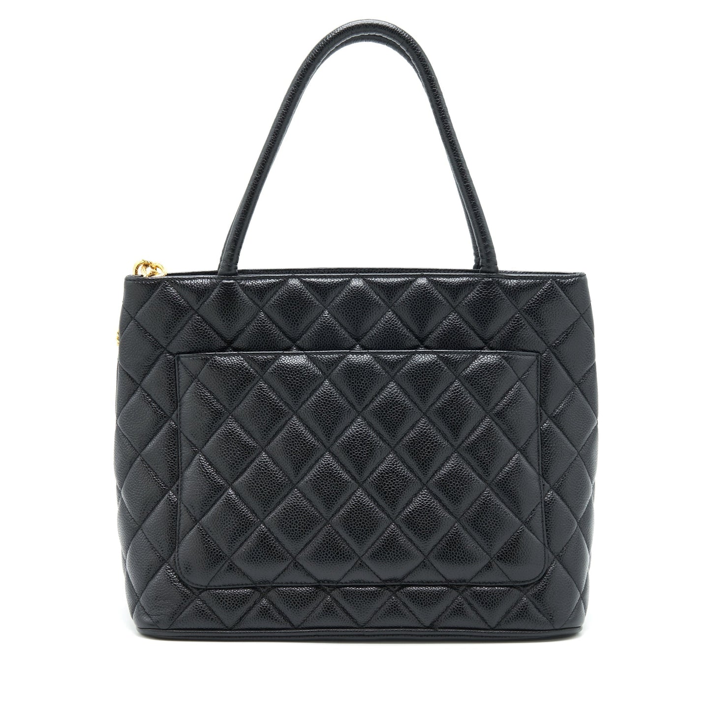 Chanel  Medallion Tote Bag Caviar Black