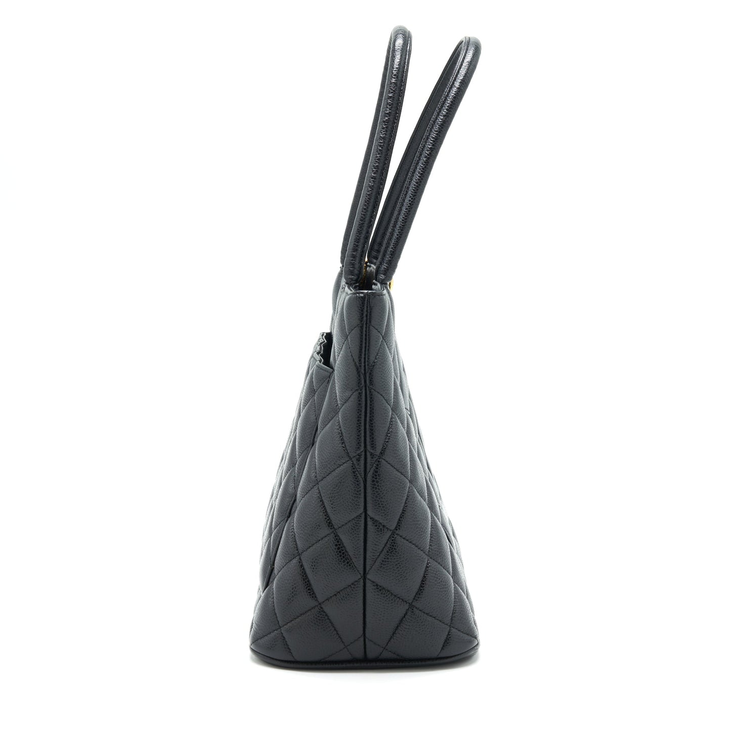 Chanel  Medallion Tote Bag Caviar Black