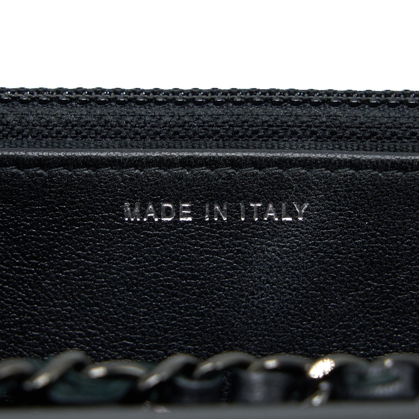Chanel Trendy CC Wallet on Chain Lambskin So Black with Black Hardware (Microchip)