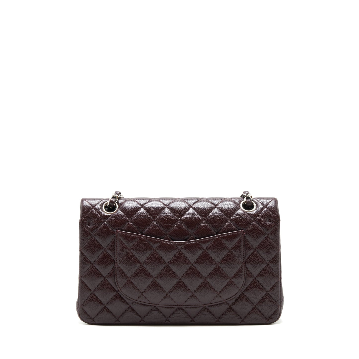 Chanel Medium Classic double Flap bag Caviar Burgundy