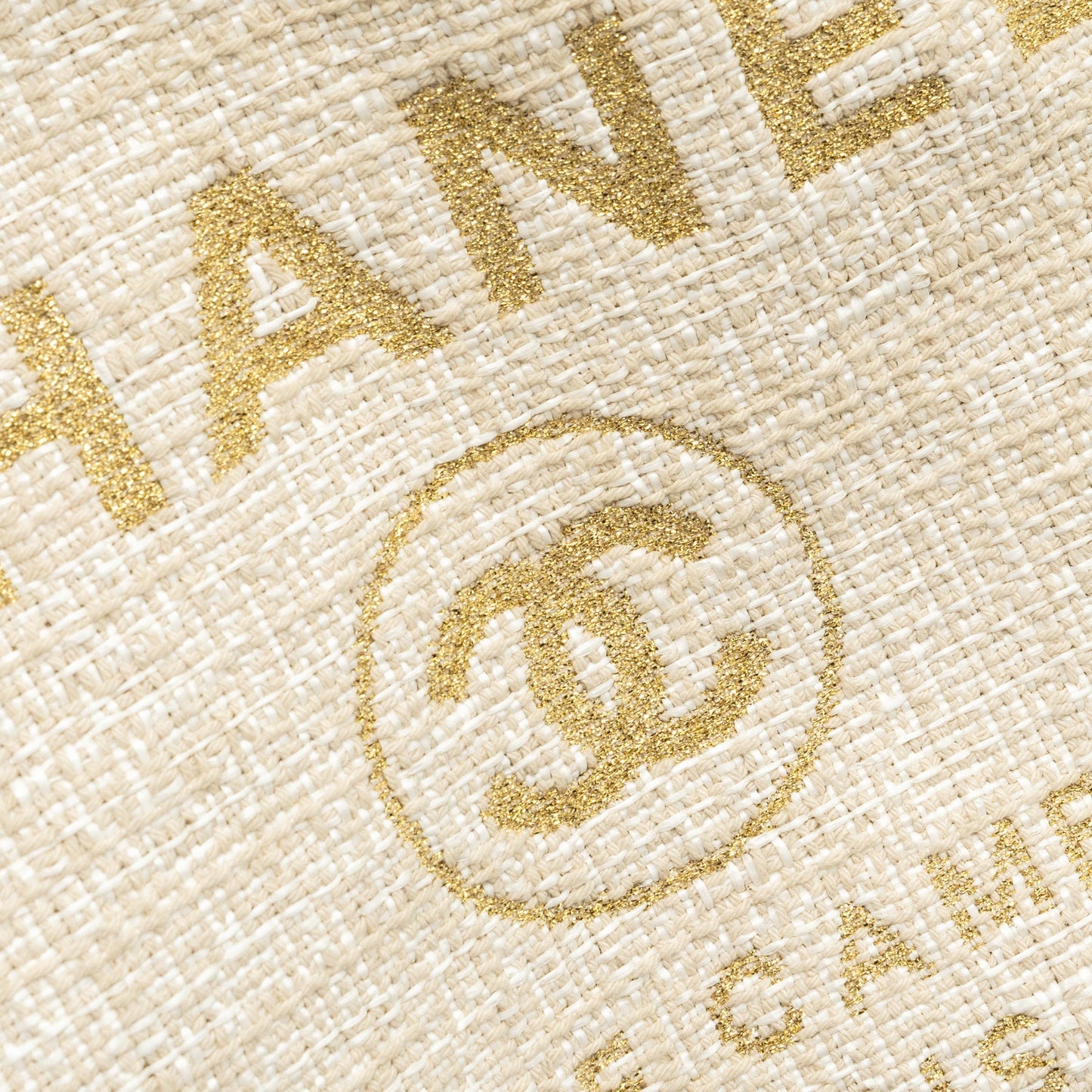 Chanel Deauville bag canvas/ leather Light Beige