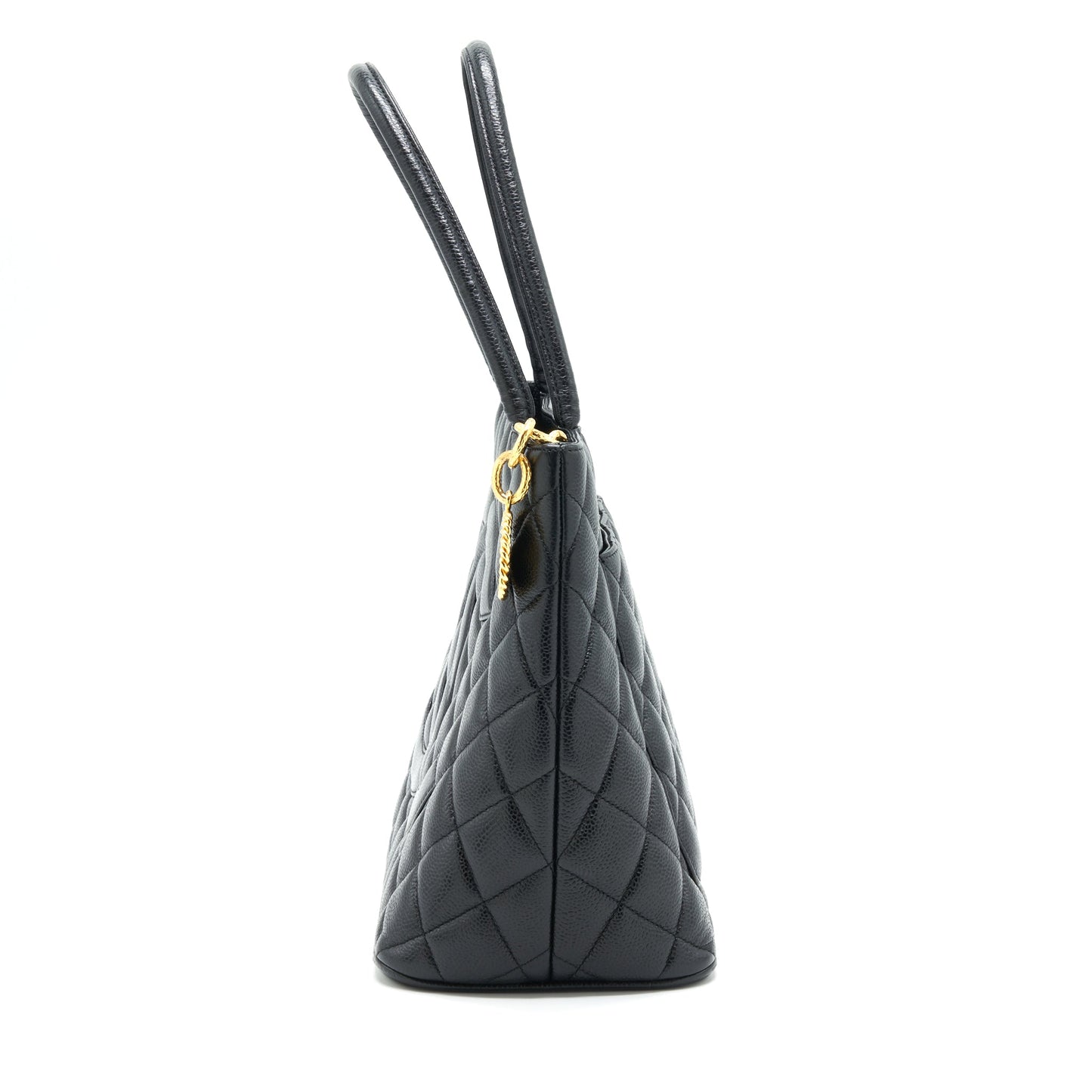 Chanel  Medallion Tote Bag Caviar Black