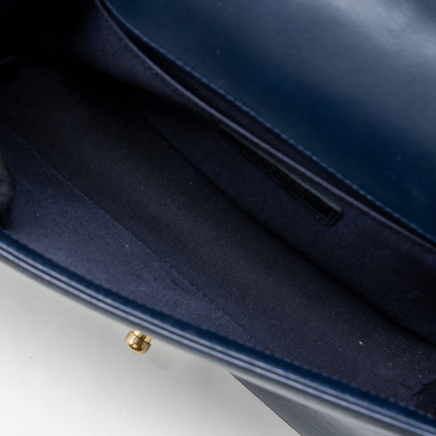 CHANEL MEDIUM BOY BAG lambskin BLUE