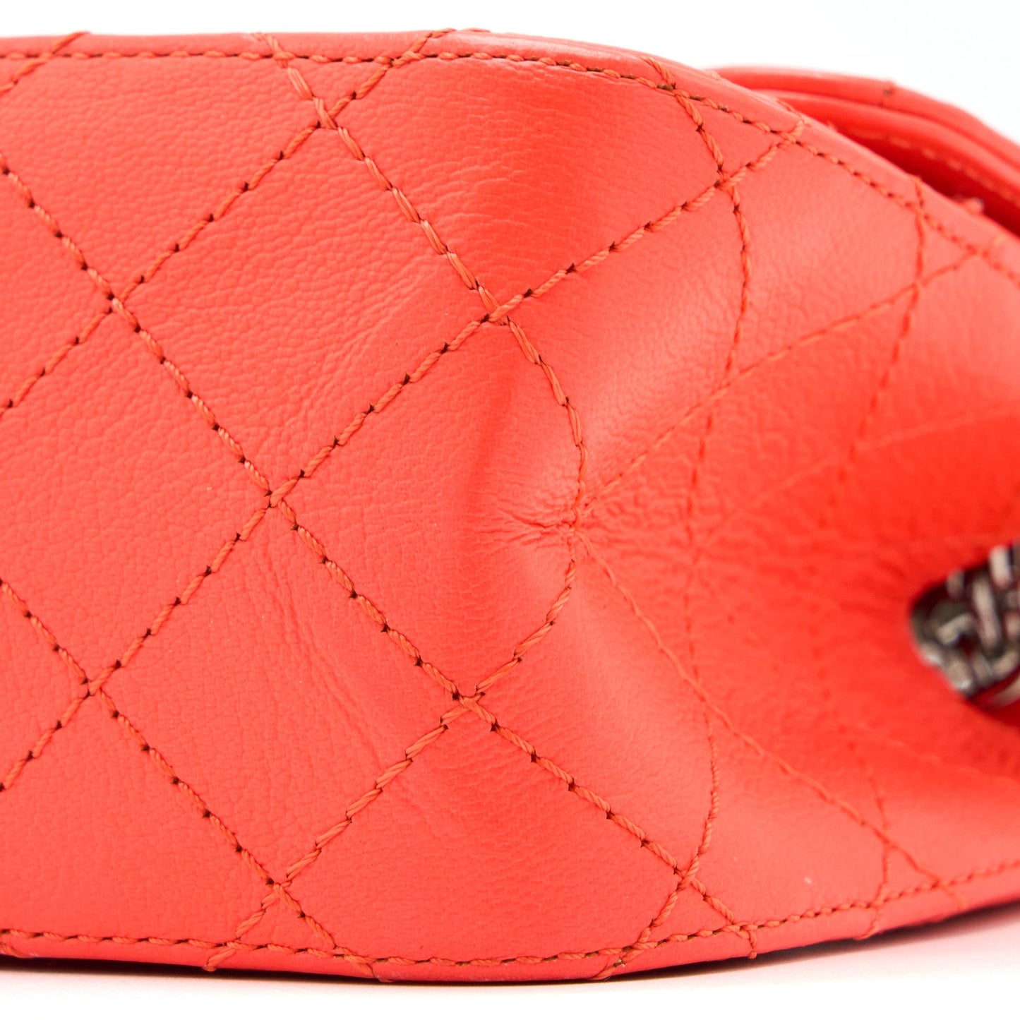 Chanel Mini 2.55 reissue flap bag Hot Orange