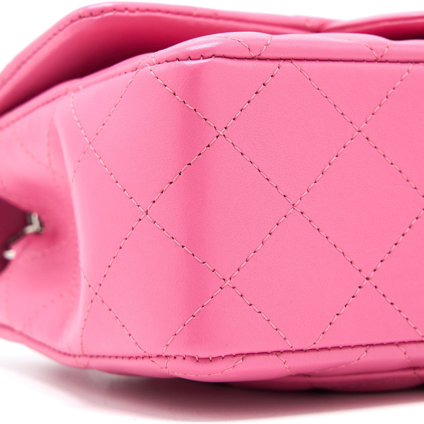 Chanel Classic Mini Rectangular Flap Bag Lambskin Pink