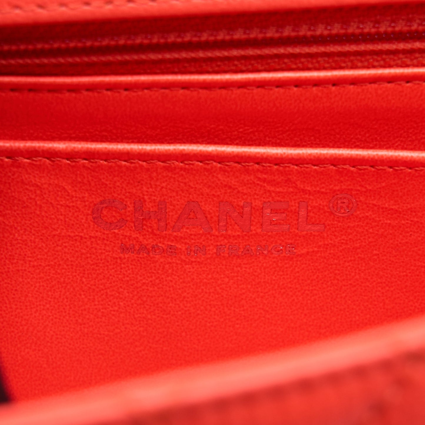 Chanel Mini 2.55 reissue flap bag Hot Orange