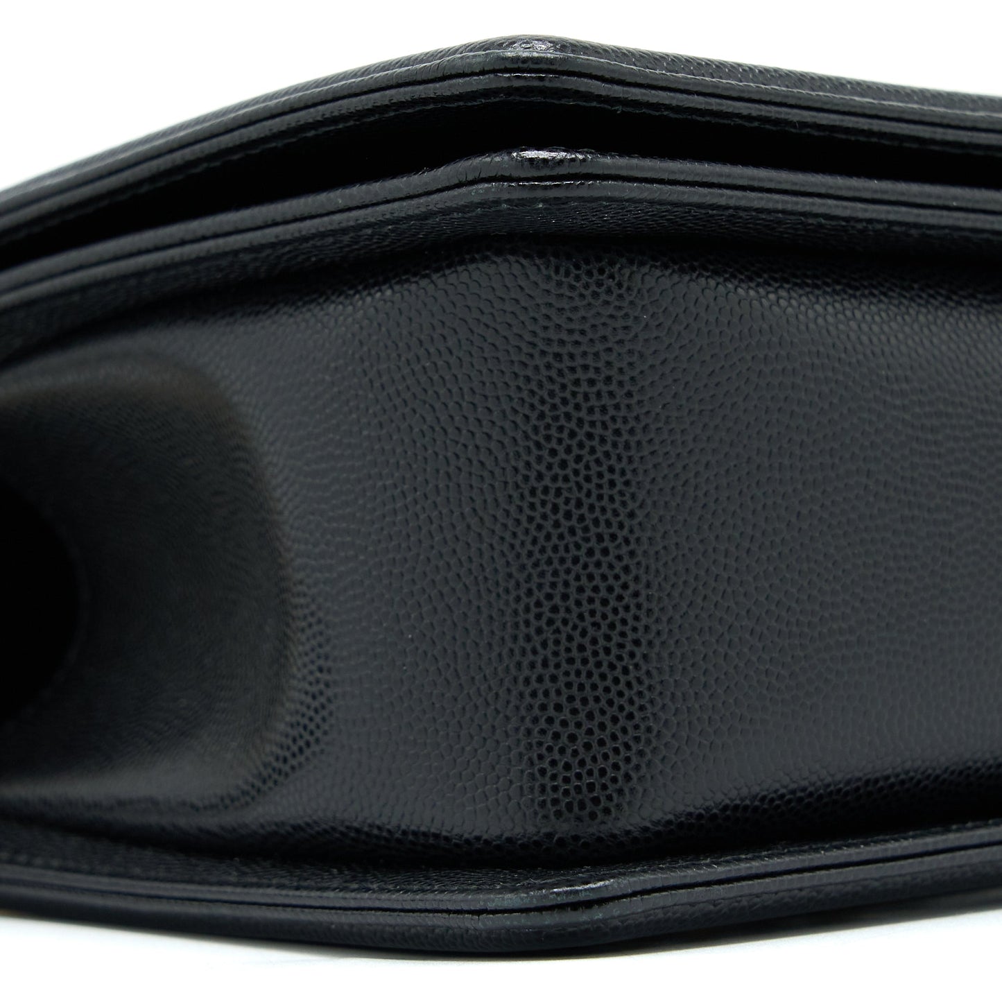 Chanel Medium Boy Bag Caviar Black Brushed