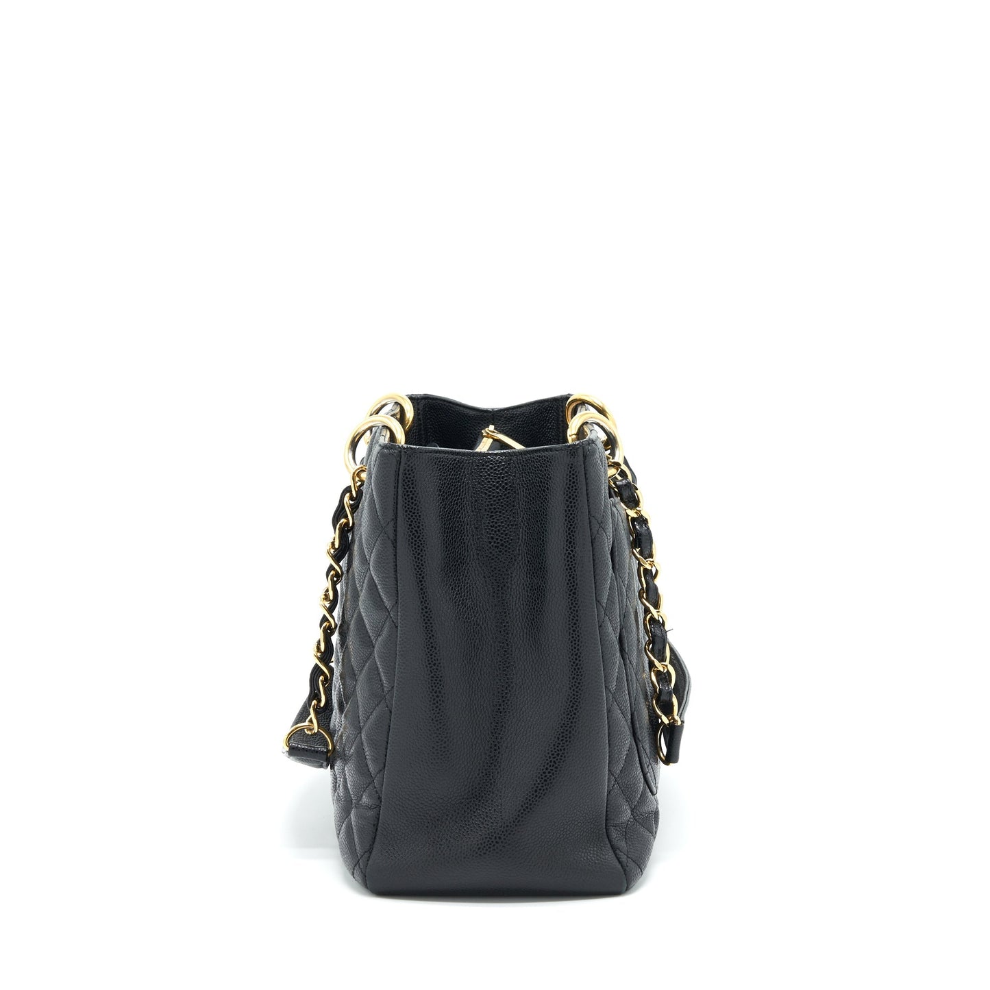 Chanel Grand Shopping Tote Caviar Black  serial 17