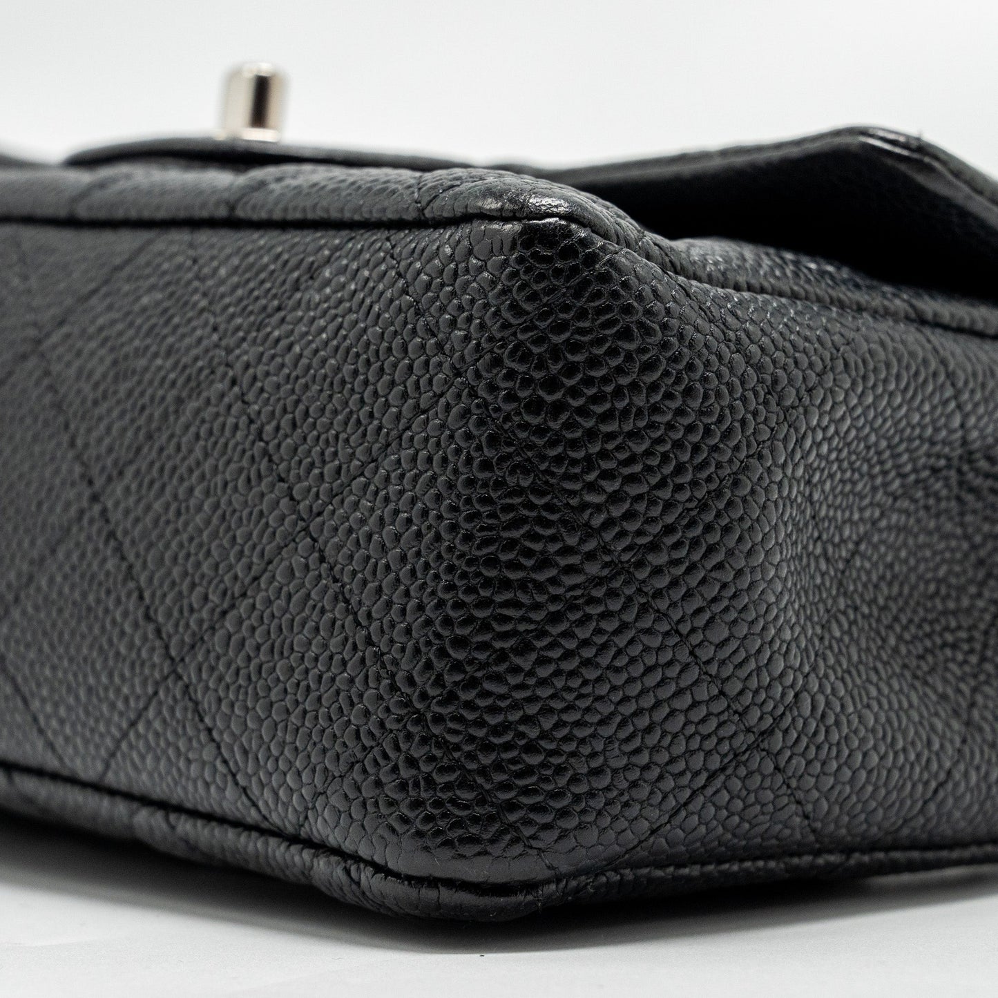 Chanel Mini Rectangular Flap Bag caviar black
