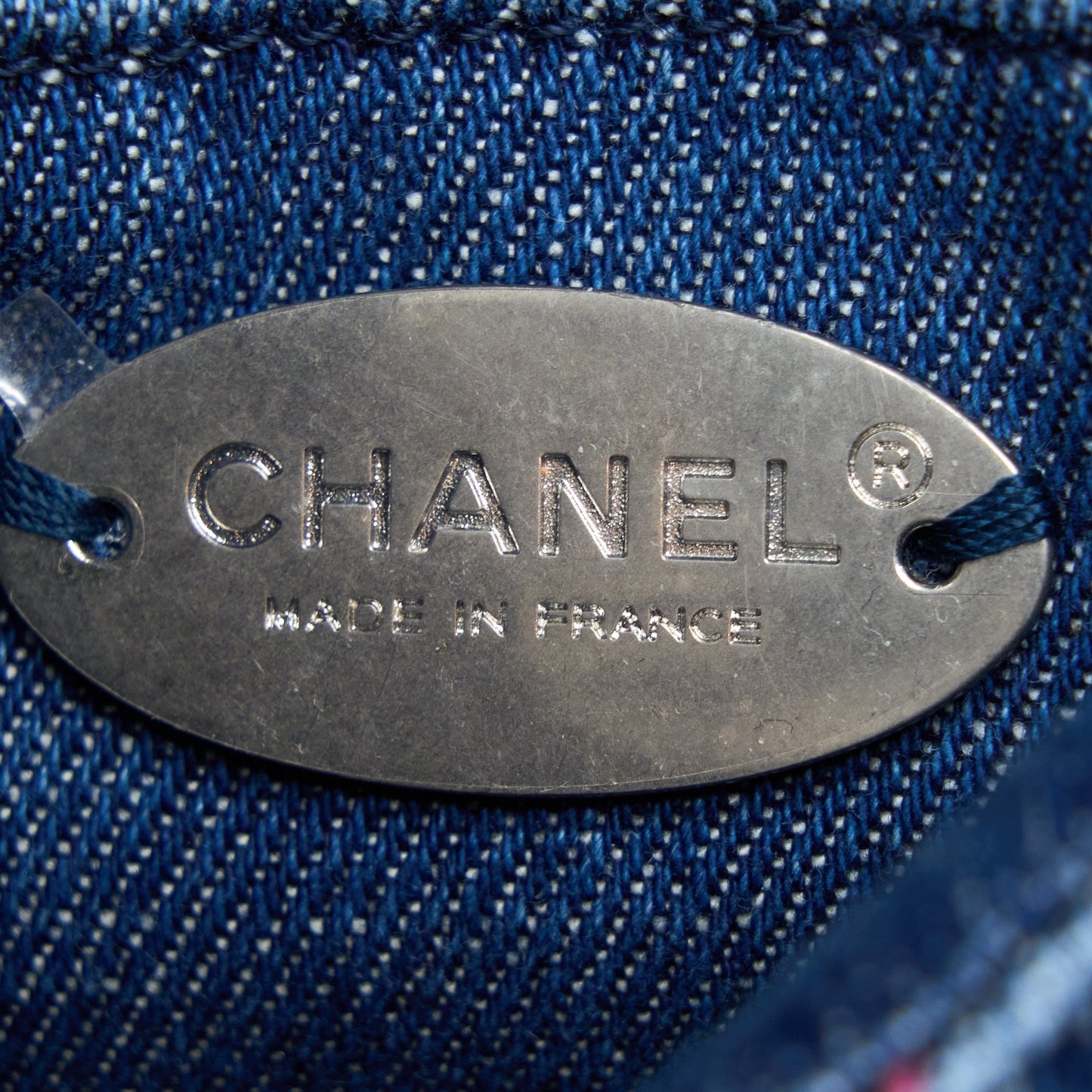 Chanel 22S Coco Beach Denim Mini Saddle Bag Denim Blue  (Microchip)