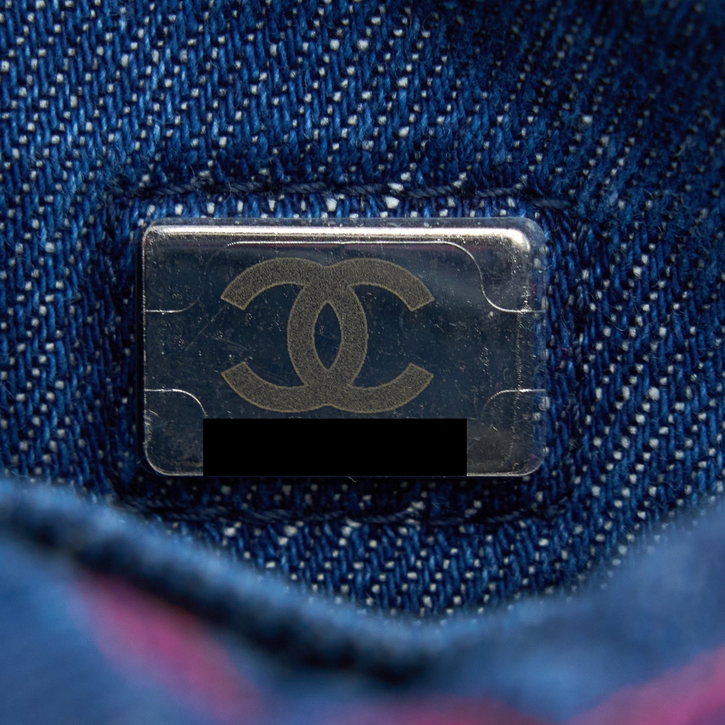 Chanel 22S Coco Beach Denim Mini Saddle Bag Denim Blue  (Microchip)