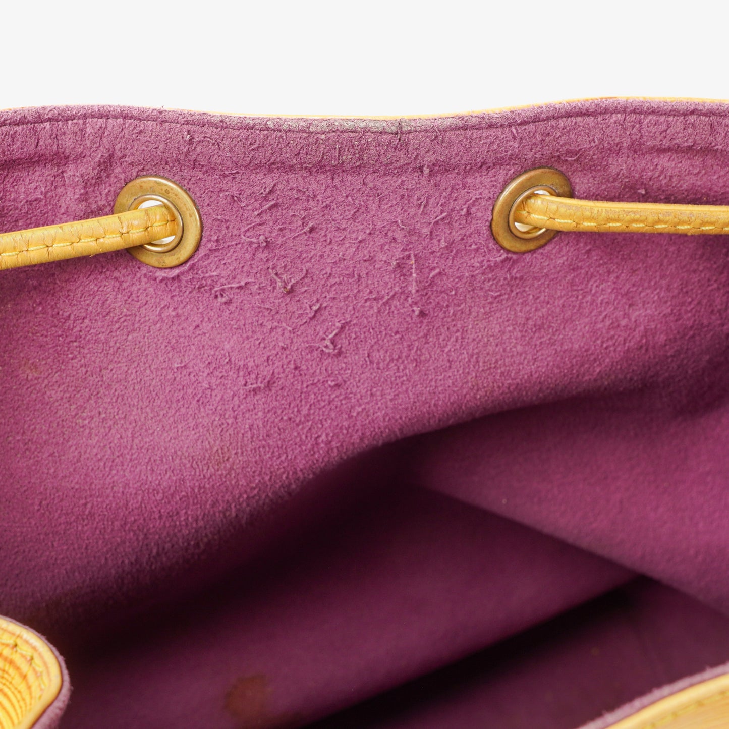 Louis Vuitton Petit Noe Yellow EPI Leather Shoulder Bag