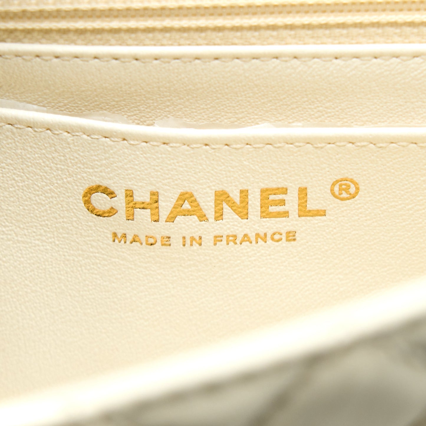 Chanel 20A Mini 2.55 Reissue Flap Bag Aged Calfskin Creamy White Brushed