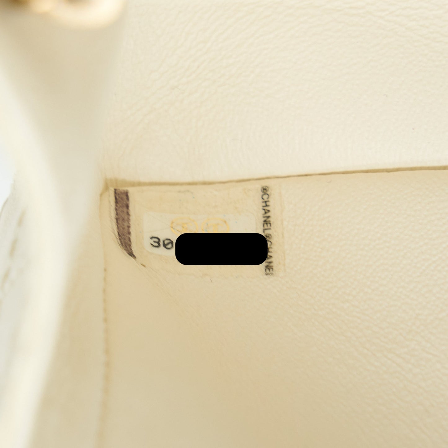 Chanel 20A Mini 2.55 Reissue Flap Bag Aged Calfskin Creamy White Brushed