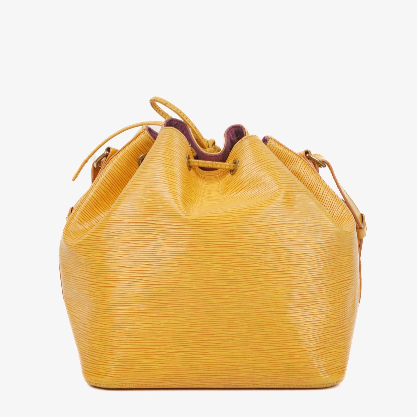 Louis Vuitton Petit Noe Yellow EPI Leather Shoulder Bag