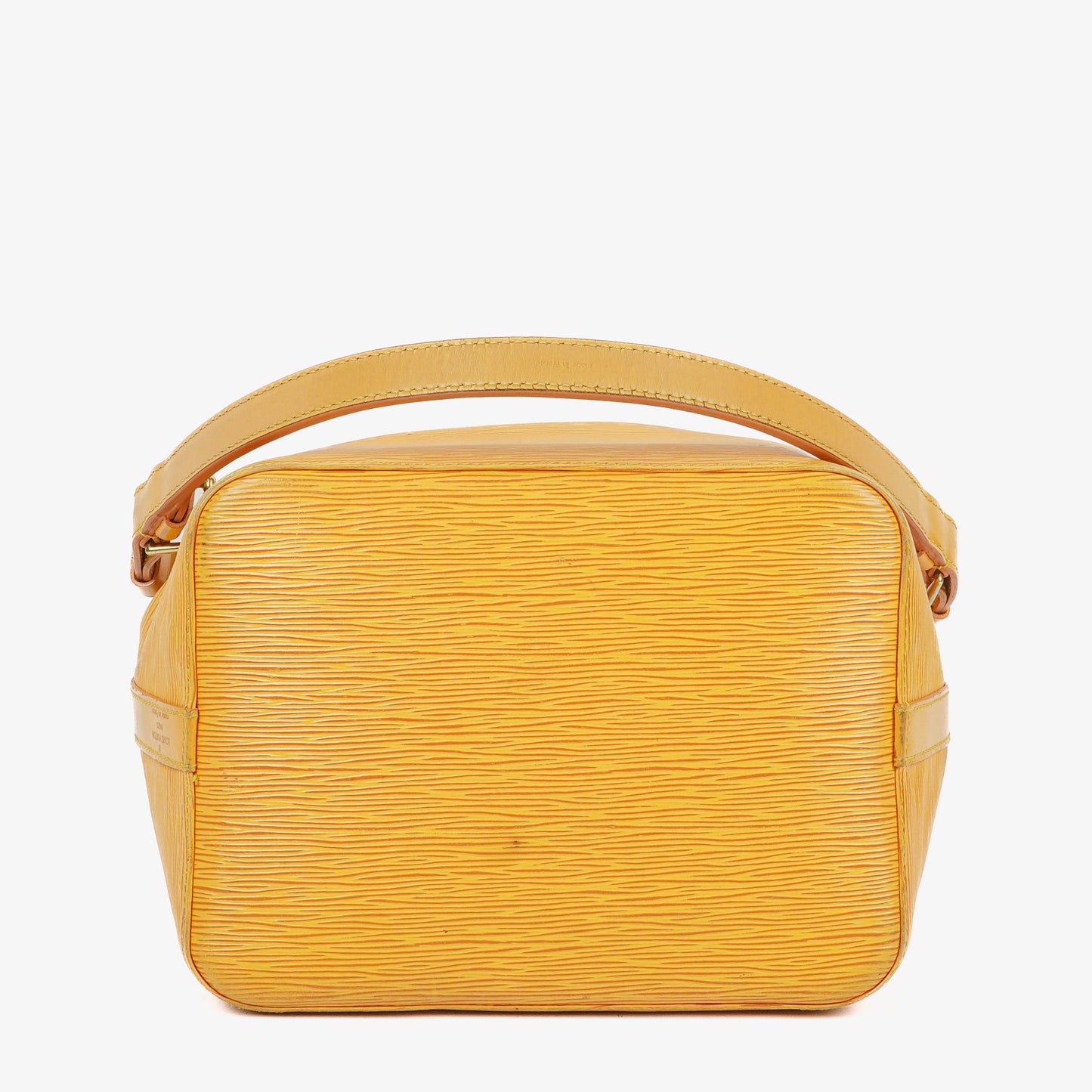 Louis Vuitton Petit Noe Yellow EPI Leather Shoulder Bag