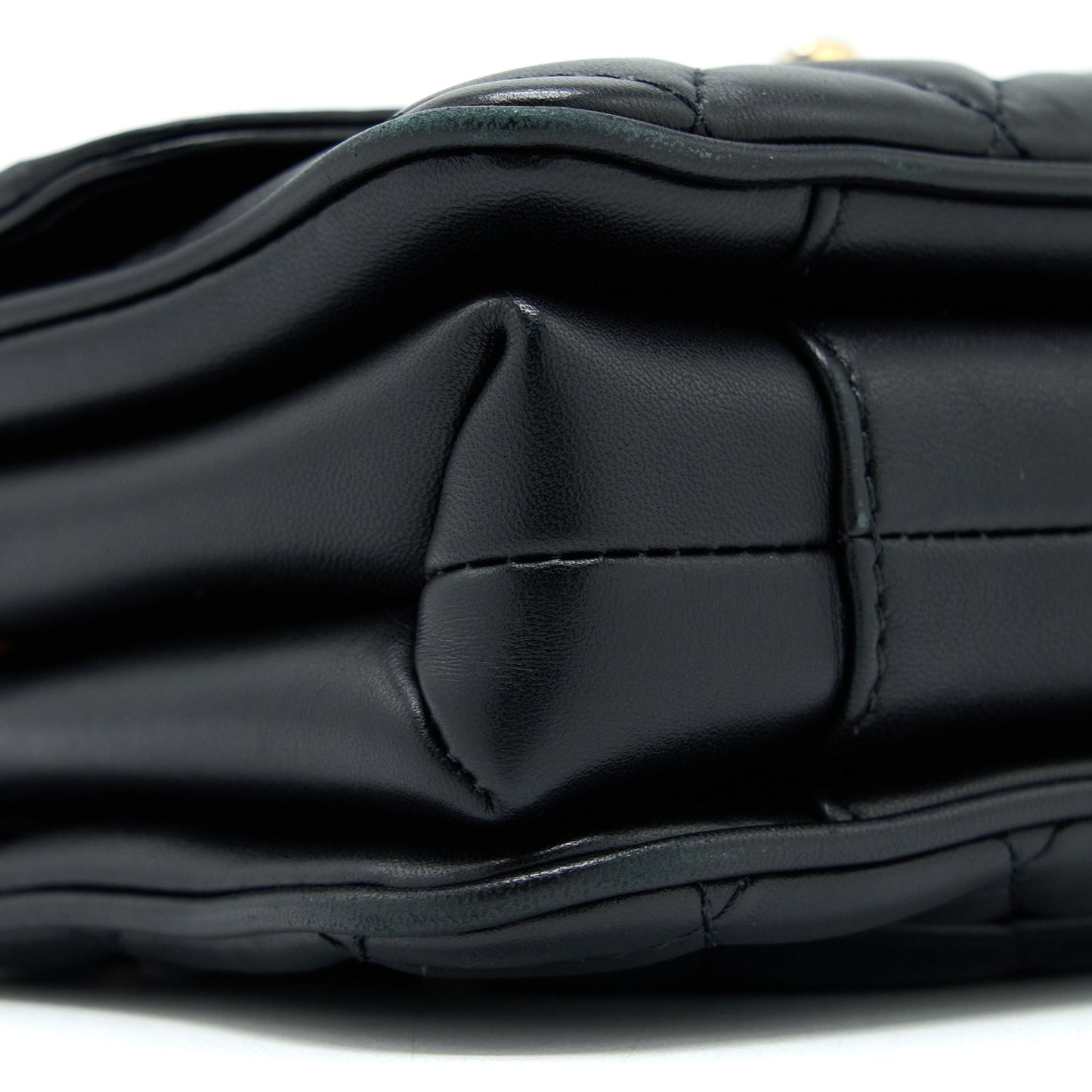 Chanel Seasonal Flap Bag Lambskin Black Brushed