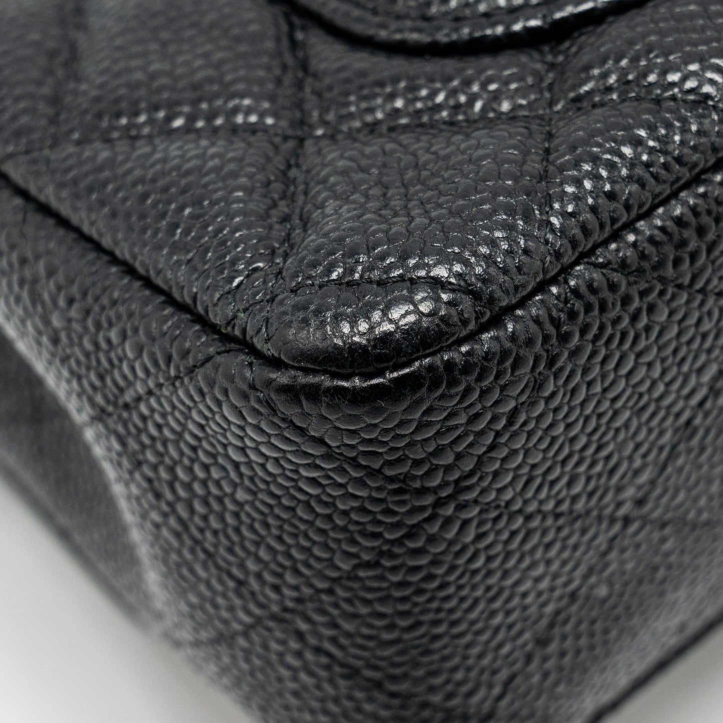 Chanel Mini Rectangular Flap Bag caviar black