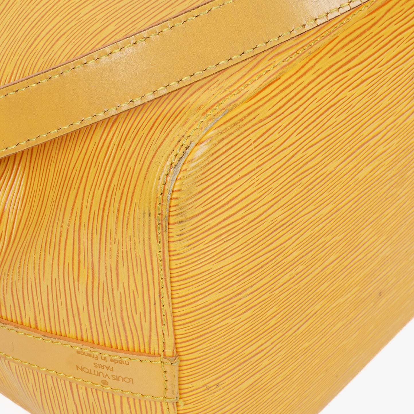 Louis Vuitton Petit Noe Yellow EPI Leather Shoulder Bag