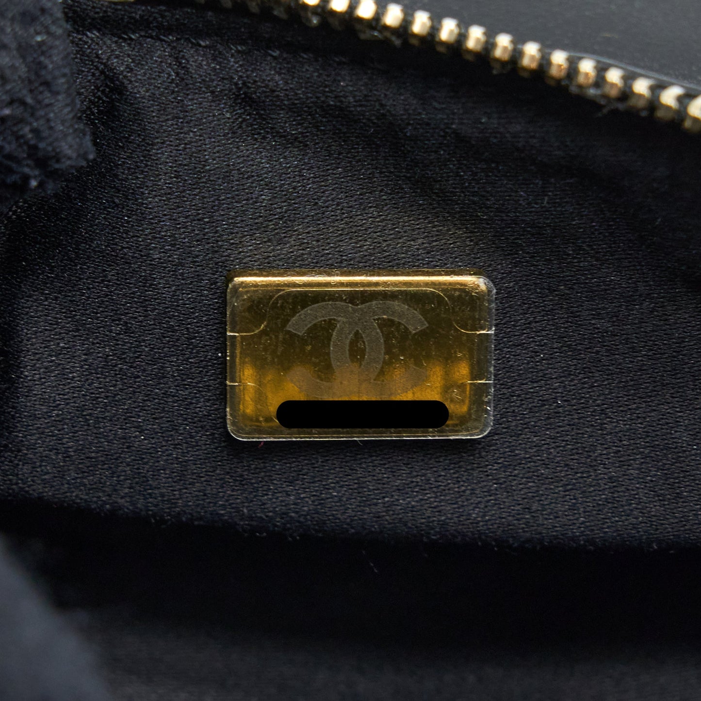 Chanel Mini Bowling Bag with Chain Lambskin Black Brushed  (Microchip)