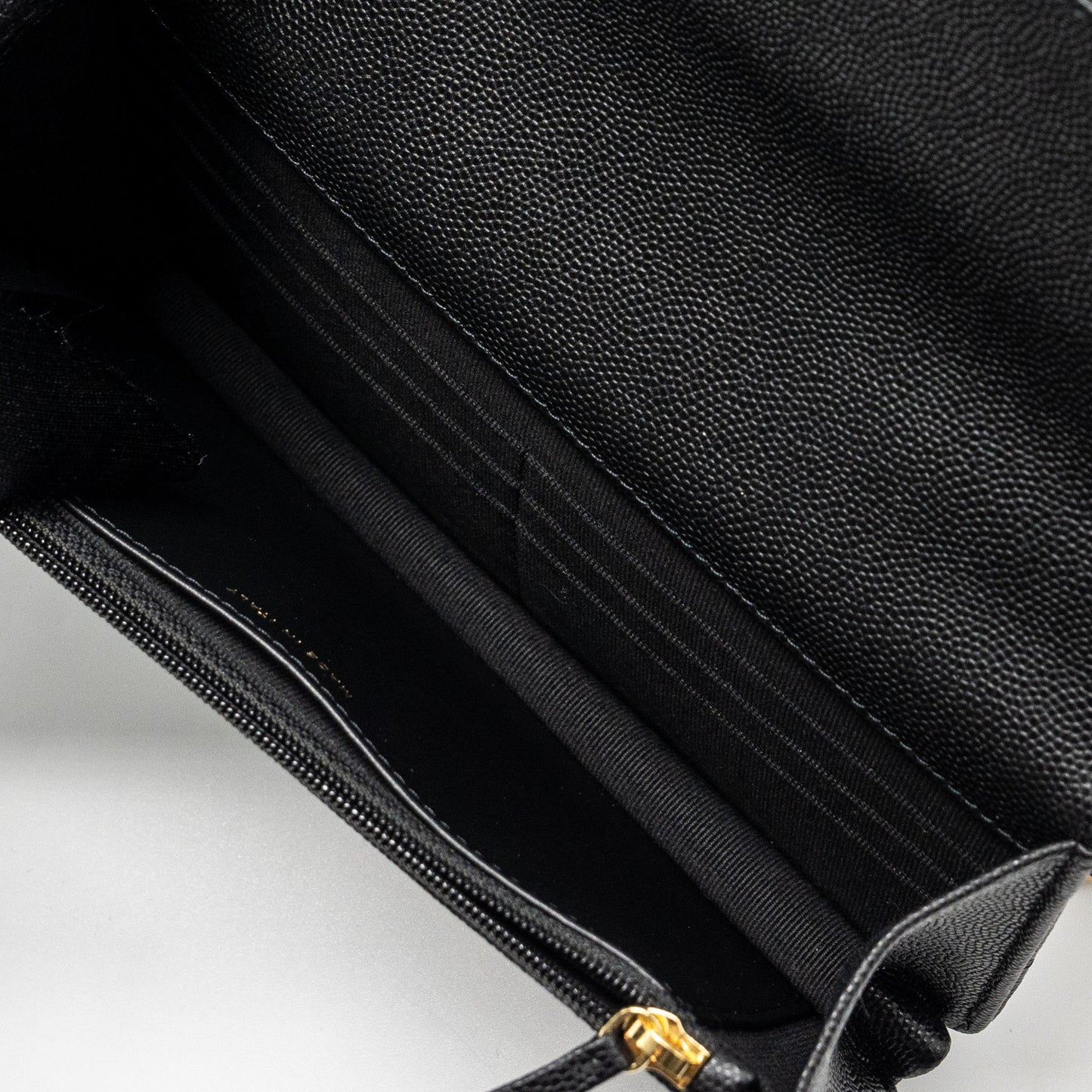 Chanel Wallet on Chain with Pocket Black Caviar  (Microchip)