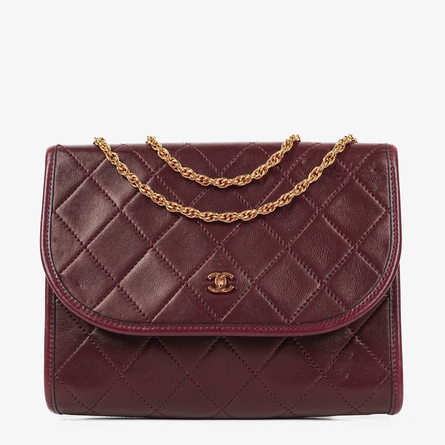 Chanel Mini Flap Bag Quilted Lambskin With 24K Gold-Plated Hardware