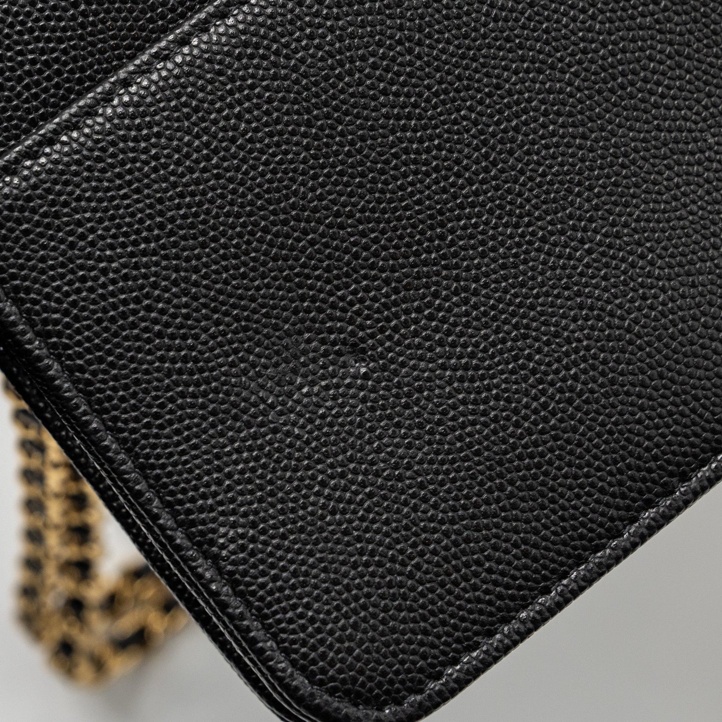 Chanel Wallet on Chain with Pocket Black Caviar  (Microchip)