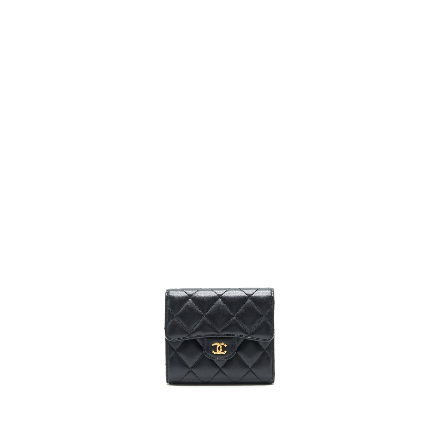 Chanel Classic Flap Wallet Lambskin Black